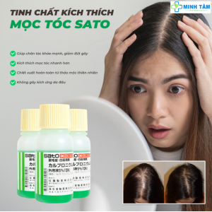 Tinh Chất Sato Arovics Solutions 5% Chính Hãng - Thuốc Kích Thích Mọc Tóc Hàng Đầu Nhật Bản